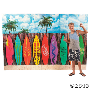 Surf's Up Surfboard Backdrop (1 Set(s))
