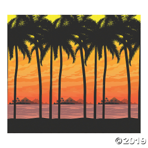 Island Luau Sunset Scene Setter (1 Set(s))