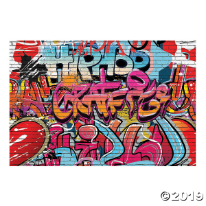 Graffiti Backdrop (1 Set(s))