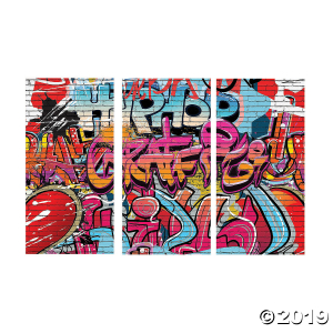 Graffiti Backdrop (1 Set(s))
