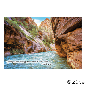 River Canyon VBS Plastic Backdrop (1 Set(s))