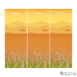 African Safari VBS Design-a-Room Backdrop (1 Set(s))