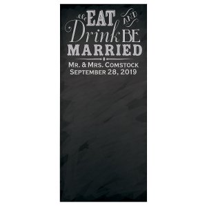 Personalized Wedding Chalkboard Photo Booth Backdrop (1 Piece(s))