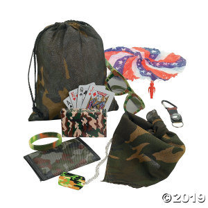 Camo Army Pre-Filled Drawstring Bags
