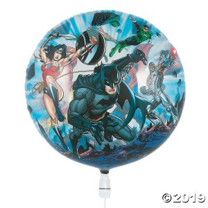 Justice League 22" Plastic Bubble Balloon (1 Piece(s))