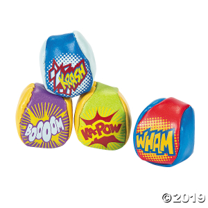 Action-Packed Superhero Kickballs (Per Dozen)