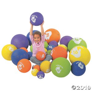 Rainbow Playground Balls (1 Set(s))
