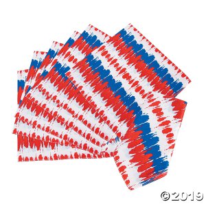 Patriotic Tie-Dyed Bandanas (Per Dozen)