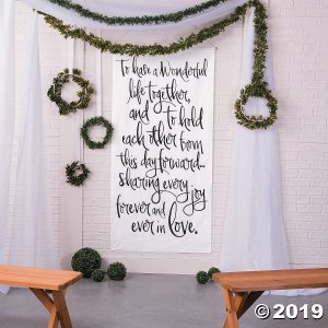 Forever & Ever Wedding Banner (1 Piece(s))