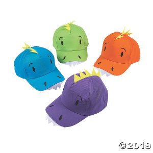 Dinosaur Baseball Caps (Per Dozen)