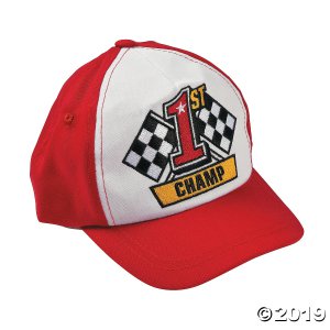 1st Birthday Race Car Hat (1 Piece(s))