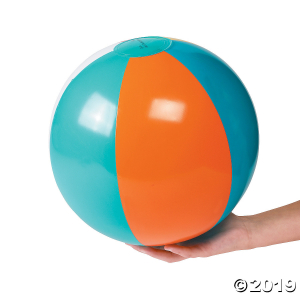 Inflatable 9" Classic Medium Beach Balls (Per Dozen)