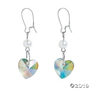Iridescent Heart Earrings Craft Kit (3 Pair)