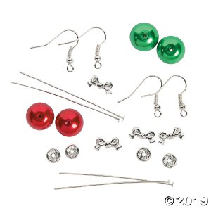 Ornament Ball Earrings Craft Kit (6 Pair)