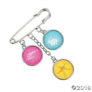 Summer Fun Charm Pin Craft Kit (Makes 6)