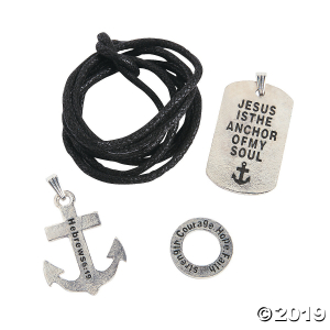 Jesus Is My Anchor Necklace Craft Kit (Makes 2)