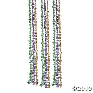 Merry Mardi Gras Beads (24 Piece(s))