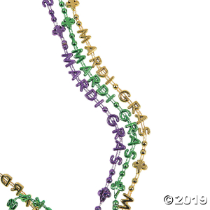 Merry Mardi Gras Beads (24 Piece(s))