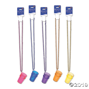 Bachelorette Shot Glass Beaded Necklace (1 Piece(s))