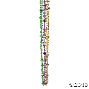 Justice, Faith, Power Mardi Gras Beads (72 Piece(s))