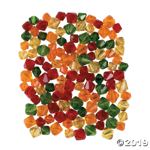 Autumn Crystal Bead Assortment - 6mm-8mm (200 Piece(s))