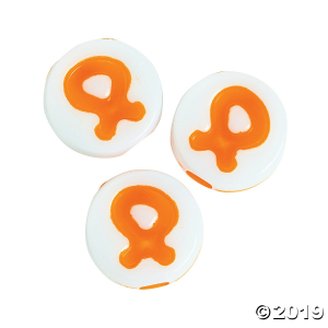 Orange Ribbon Beads - 8mm (200 Piece(s))