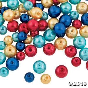 Autism Awareness Bead Assortment - 12mm (200 Piece(s))