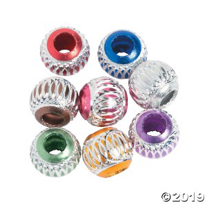 Metallic Beads - 10mm (24 Piece(s))