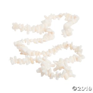 White Freshwater Coral Bead Strands - 10mm - 13mm (1 Piece(s))