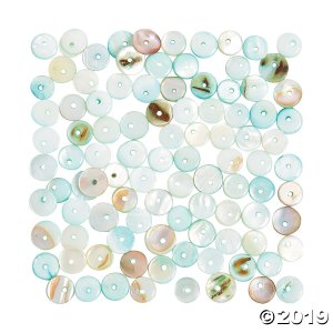 Blue Shell Beads - 8mm (100 Piece(s))