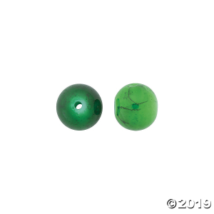 Green Round Beads (200 Piece(s))