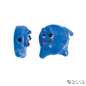 Hippo Lampwork Beads - 15mm (24 Piece(s))