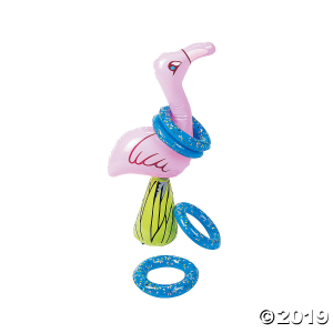 Inflatable Flamingo Ring Toss Game (1 Set(s))