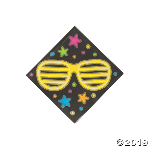 Neon Glow Party Beverage Napkins (16 Piece(s)) Neon Glow Party Beverage Napkins (16 Piece(s))