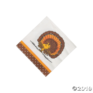 Peanuts® Thanksgiving Beverage Napkins (16 Piece(s))