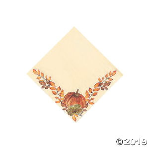 Thank-Fall Beverage Napkins (1 Unit(s))