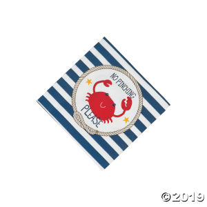 Nautical Baby Shower Beverage Napkins (16 Piece(s))