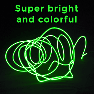 6.5 Foot Light-Up EL Wire - Green