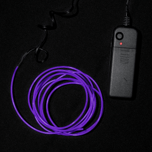 6.5 Foot Light-Up EL Wire - Purple