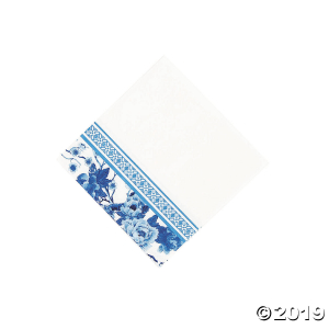 Chinoiserie Wedding Beverage Napkins (16 Piece(s))