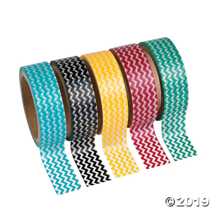 Colorful Chevron Washi Tape Set (5 Piece(s))