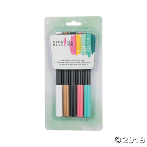 5-Color Metallic American Crafts Opaque Markers (1 Set(s))