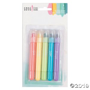 5-Color Pastel American Crafts Journaling Highlighter Markers (1 Set(s))