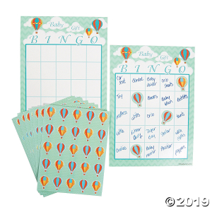 Up & Away Baby Shower Bingo Game (1 Set(s))