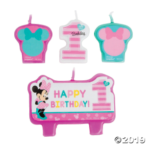 Disney® Minnie's Fun To Be One Candle Set (1 Set(s))