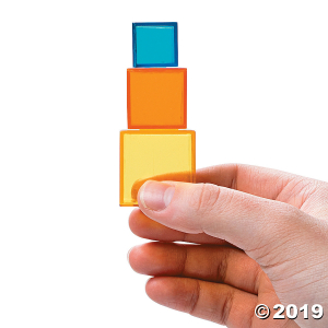 Transparent Cube Counters (90 Piece(s))