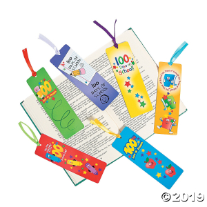 Laminated 100th Day of School Bookmarks (48 Piece(s))