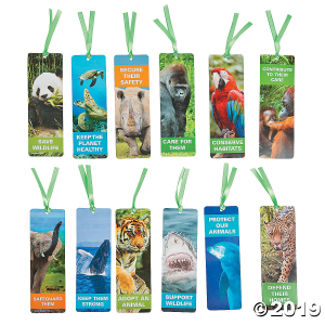 Laminated Endangered Animal Bookmarks (48 Piece(s))