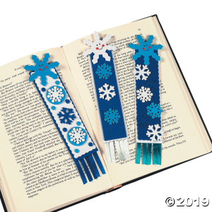 Snowflake Bookmark Craft Kit (Makes 12)