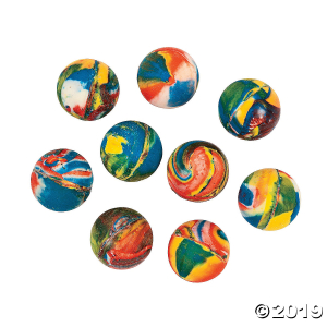 Swirl Mini Bouncy Ball Assortment (144 Piece(s))